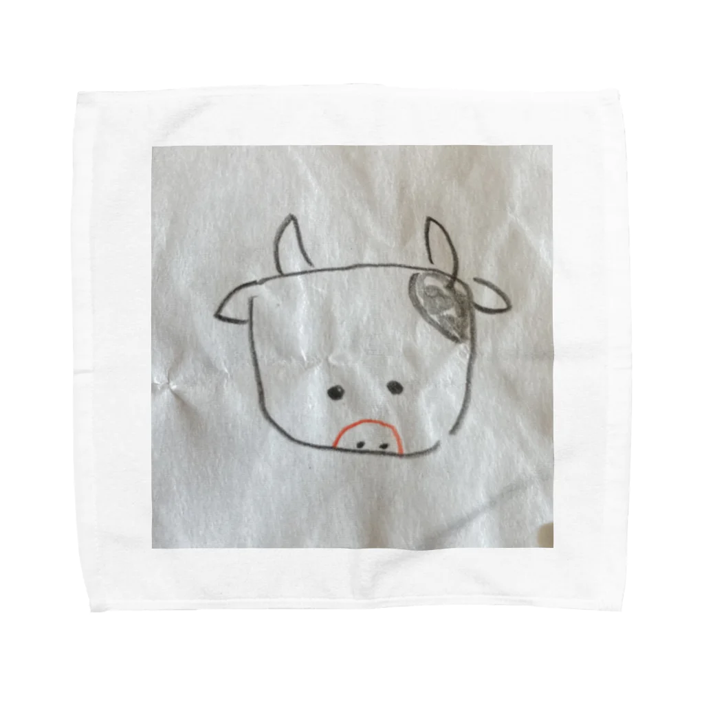 cowコーポレーションの悲牛 Towel Handkerchief