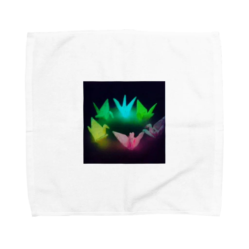 山田じゅん(YHM10/8日のみ)の光る鶴 Towel Handkerchief