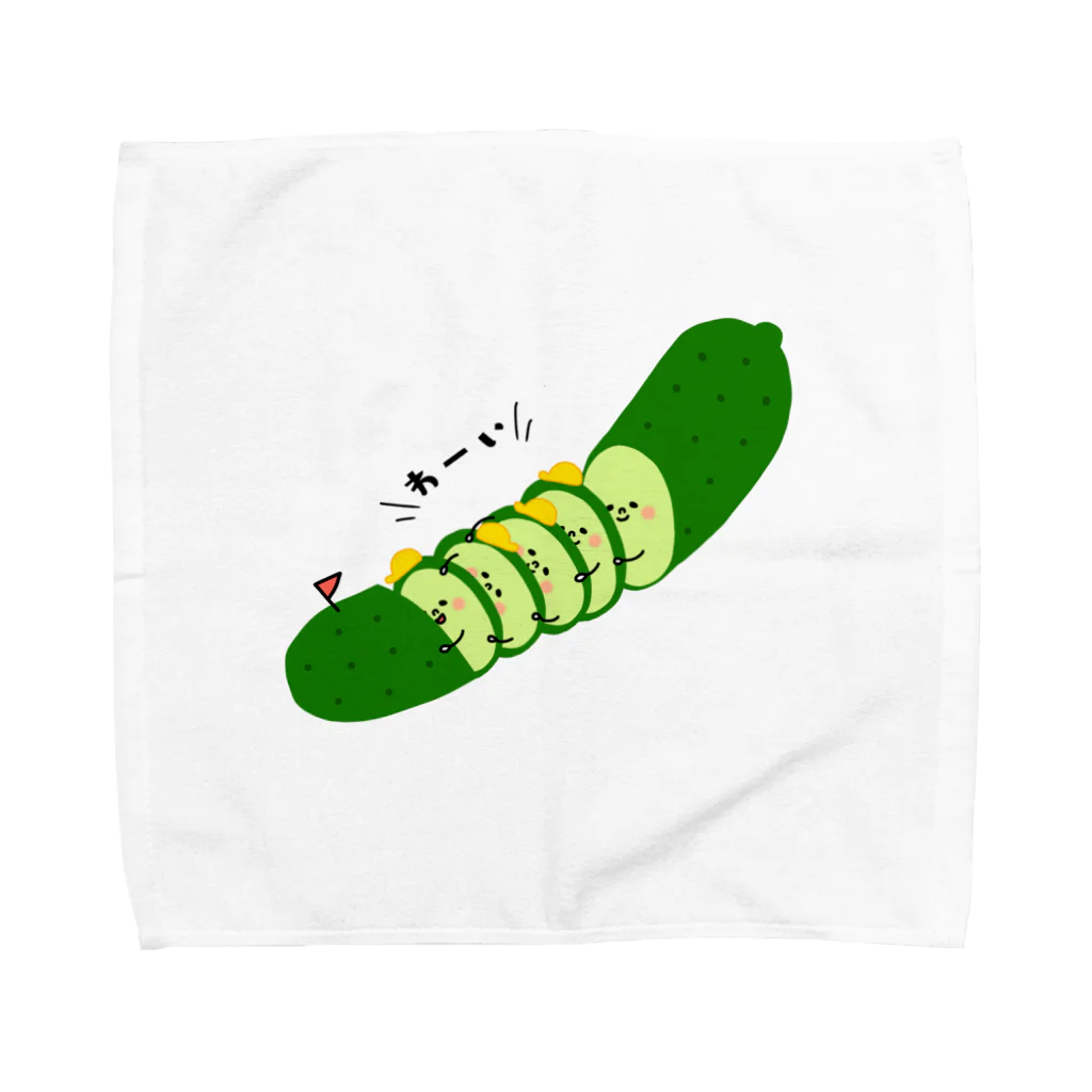 格安SALEスタート！ きゅうりさん / )のタオル mochipacchi1210 ( もちぱっち 小物
