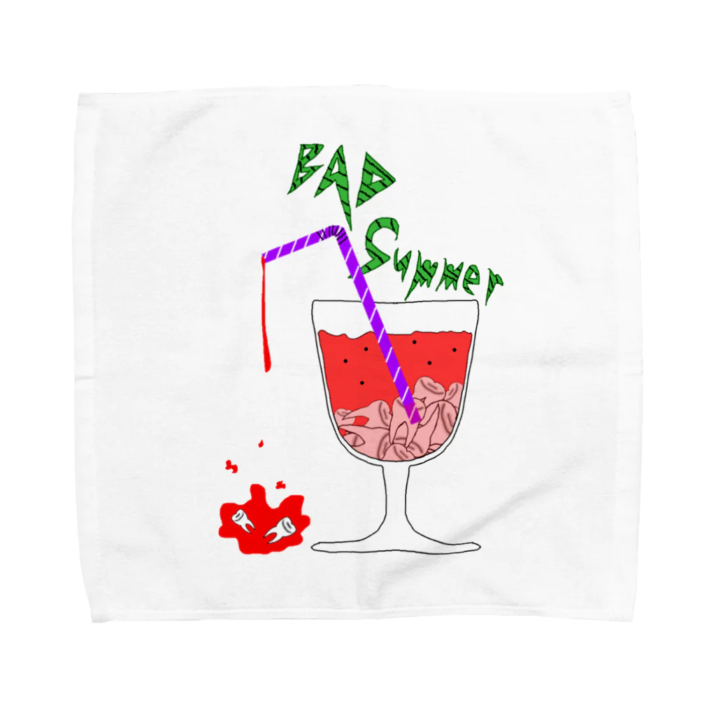 meMEmeのカニバリズム・スイカジュース Towel Handkerchief