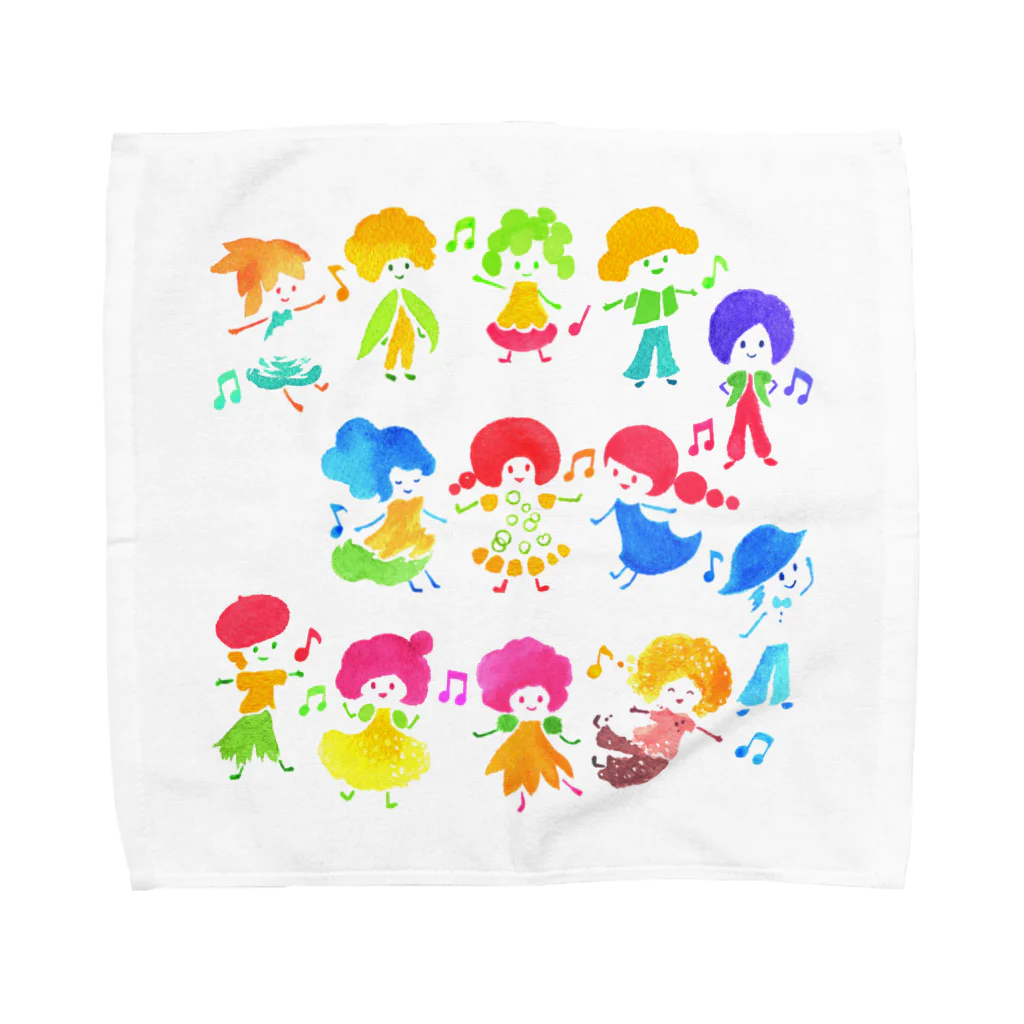 イシノアサミの夏の三原色 Towel Handkerchief