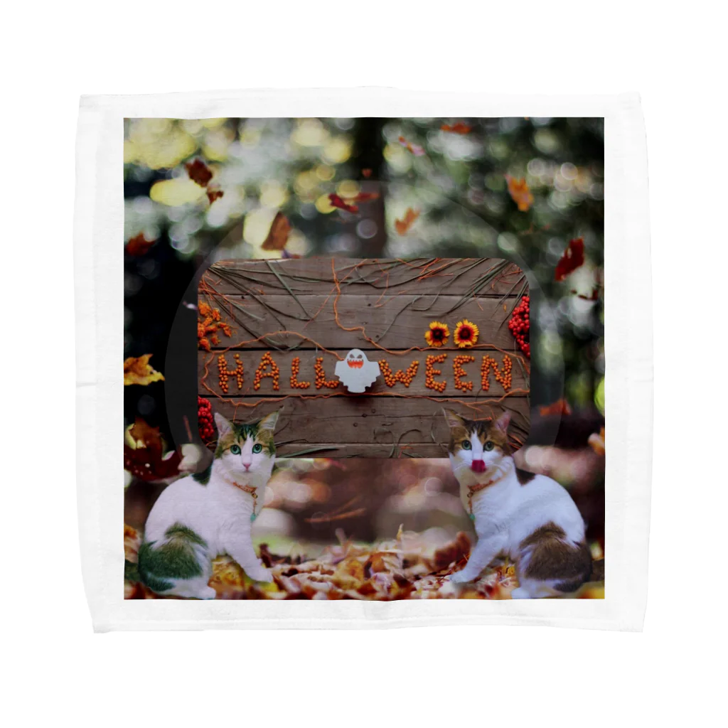 𝙈𝙊𝙈𝙊'𝙨 𝙎𝙝𝙤𝙥のHappy Halloween #02 Towel Handkerchief