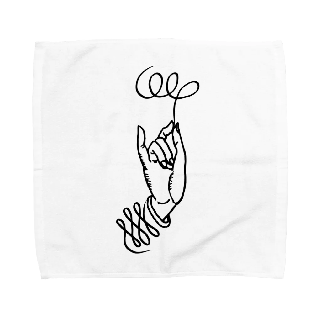 Studio icaの楽盛護符 Towel Handkerchief