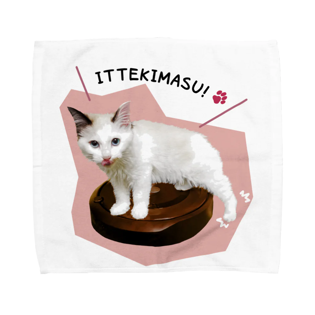 ベルとスノーとジンK2のITTEKIMASU!すーちゃん(ベルとスノーとK2です) Towel Handkerchief