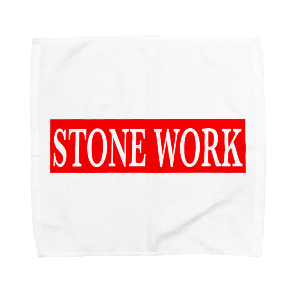 石の駅のSTONE WORK タオルハンカチ