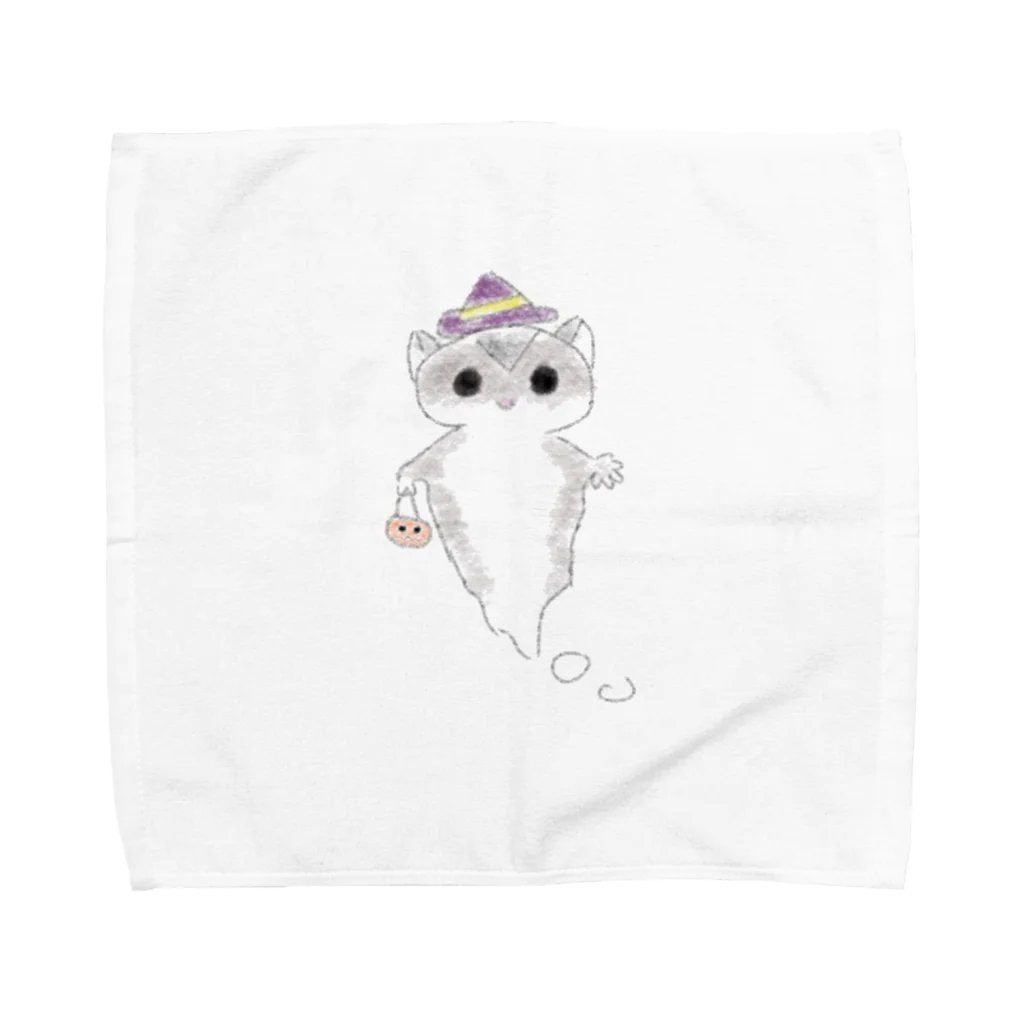 りつ。🦎のとりっくあとりーとももんが Towel Handkerchief