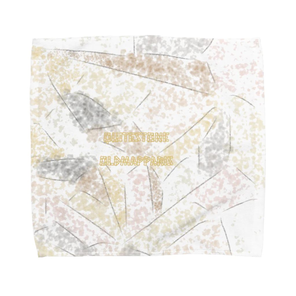 LeafCreateのQuiteStoneOldMapParis Towel Handkerchief