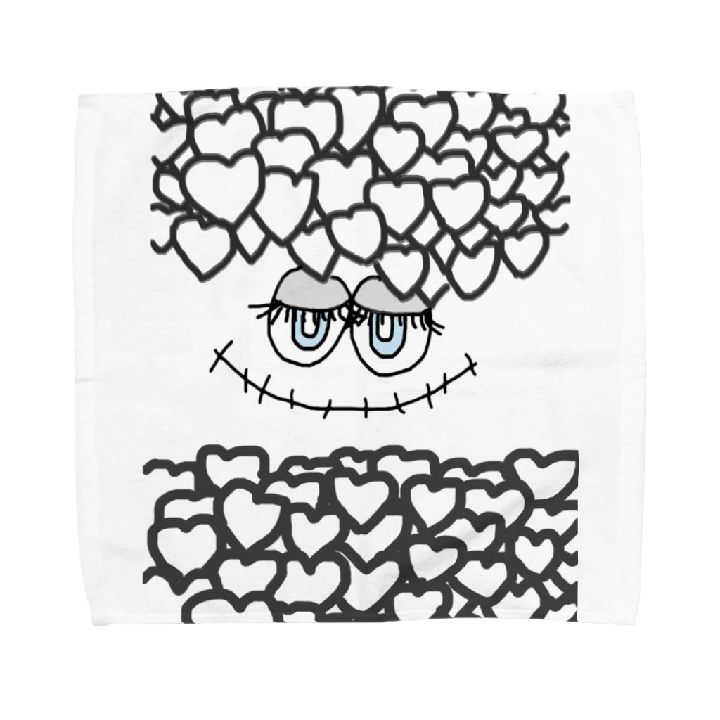 。のハートにこちゃん Towel Handkerchief