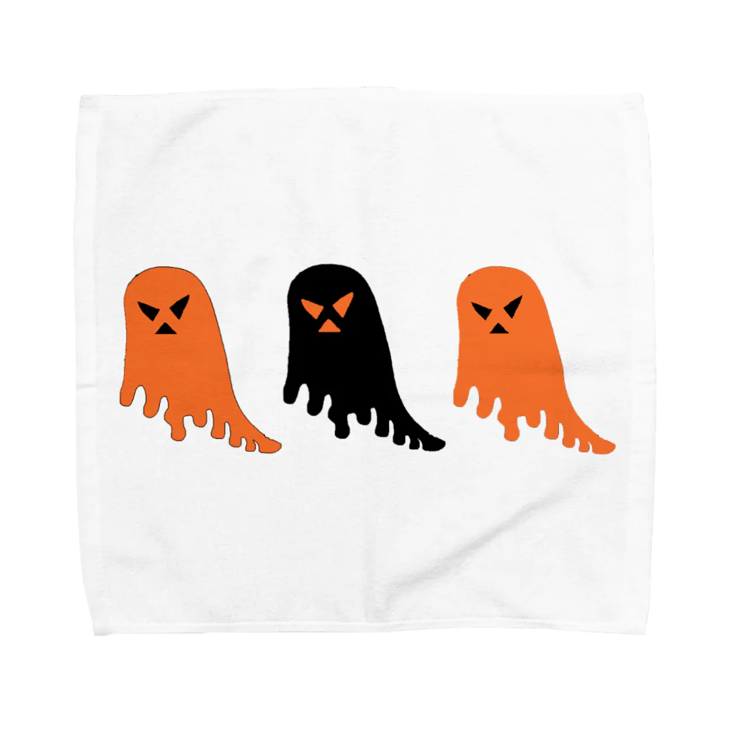 meMEmeのオバケちゃんズ〜ハロウィンバージョン〜 Towel Handkerchief