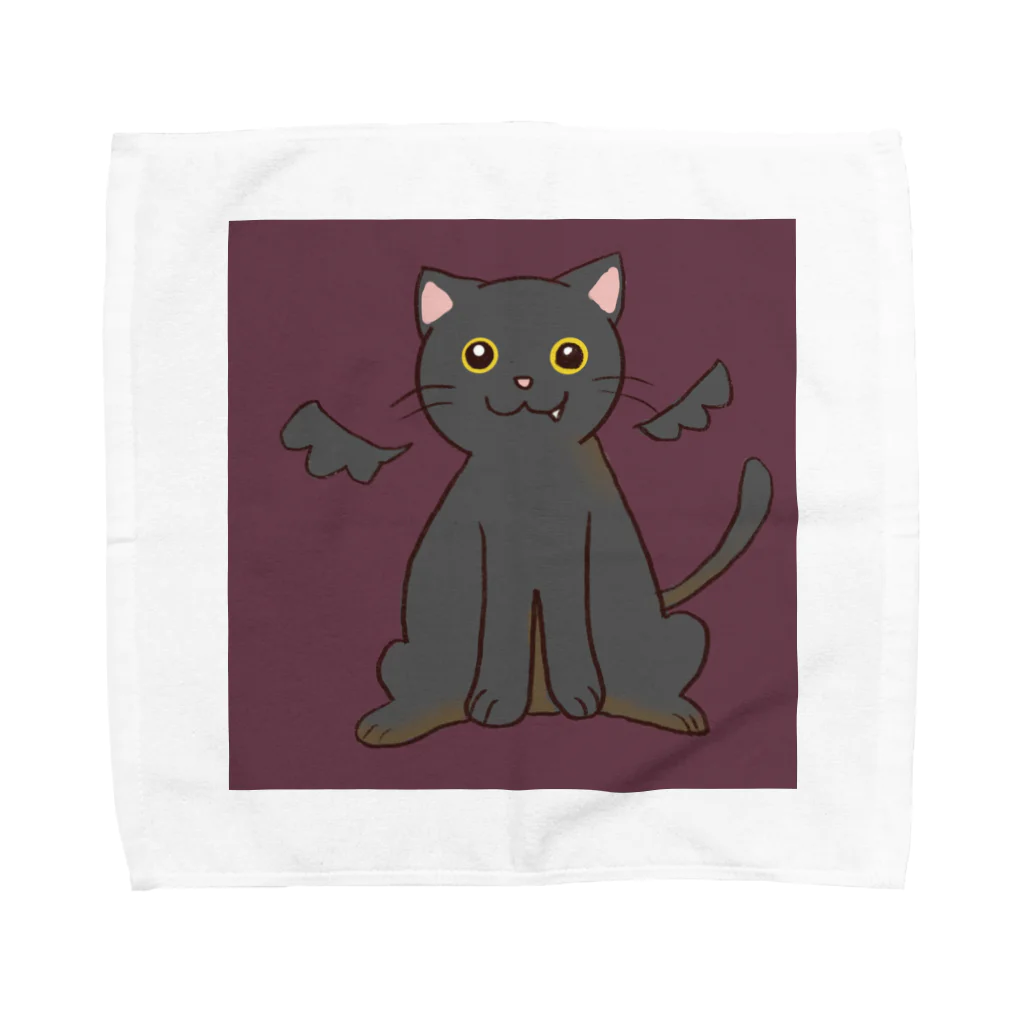 あおの小悪魔ねこちゃん Towel Handkerchief