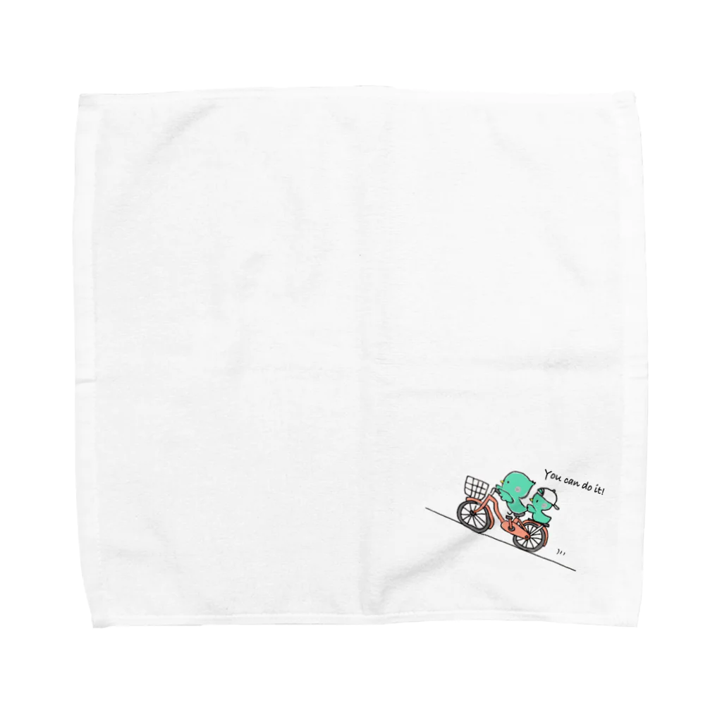 ゆこの小鳥のソーちゃんとキュートくん♪ Towel Handkerchief