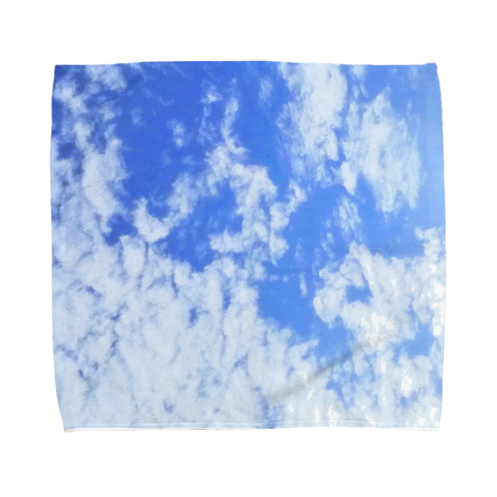 Ururun World の雲と空が好きだから Towel Handkerchief