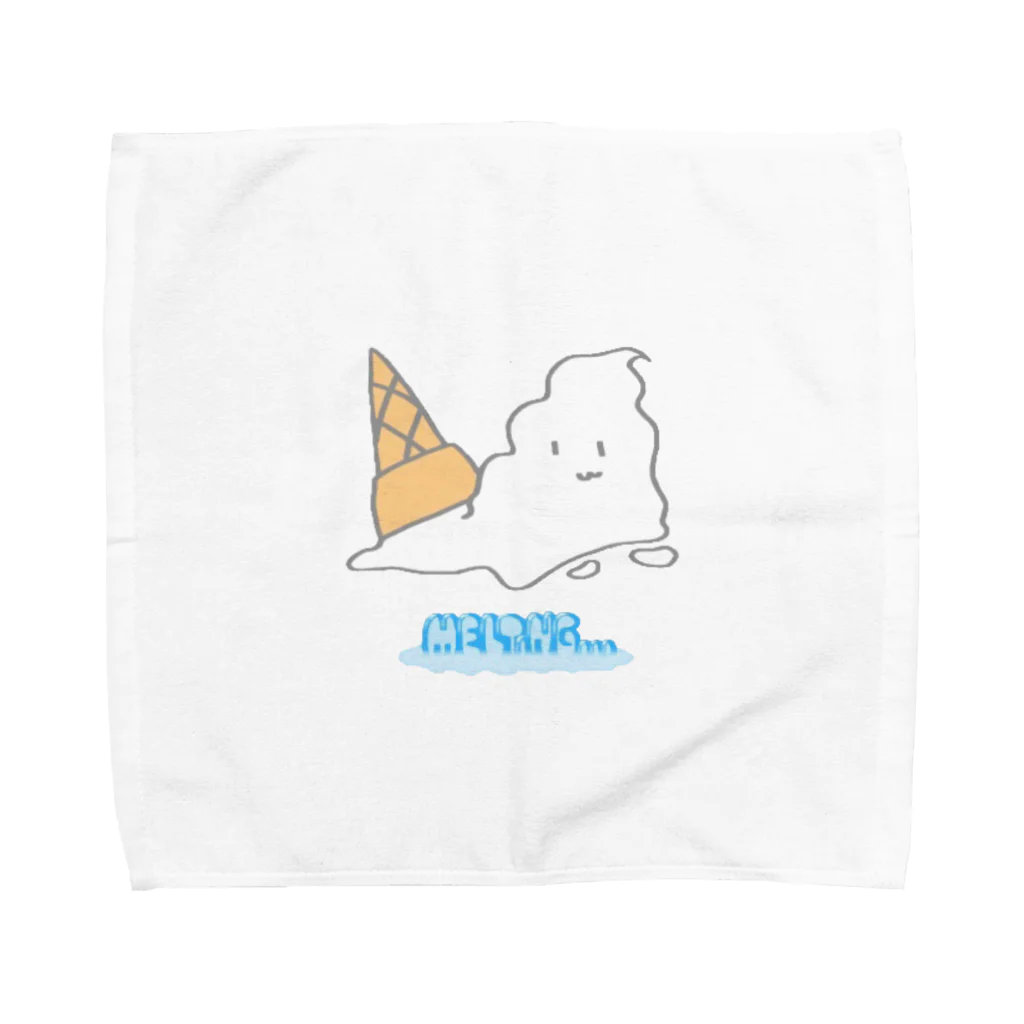 とこやまるの溶けゆくアイス Towel Handkerchief