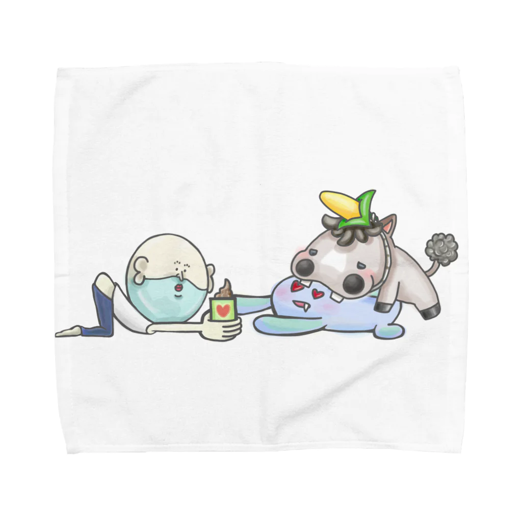 ゆうの部屋ルールルルルルルールルの激ウマ兎 Towel Handkerchief