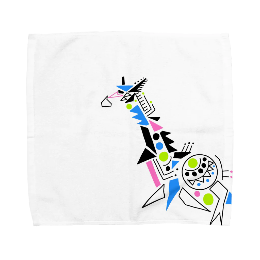 あじさいのジラフ Towel Handkerchief