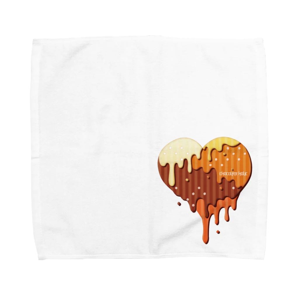 あらい よねこ の ぐっずのチョコハート Towel Handkerchief