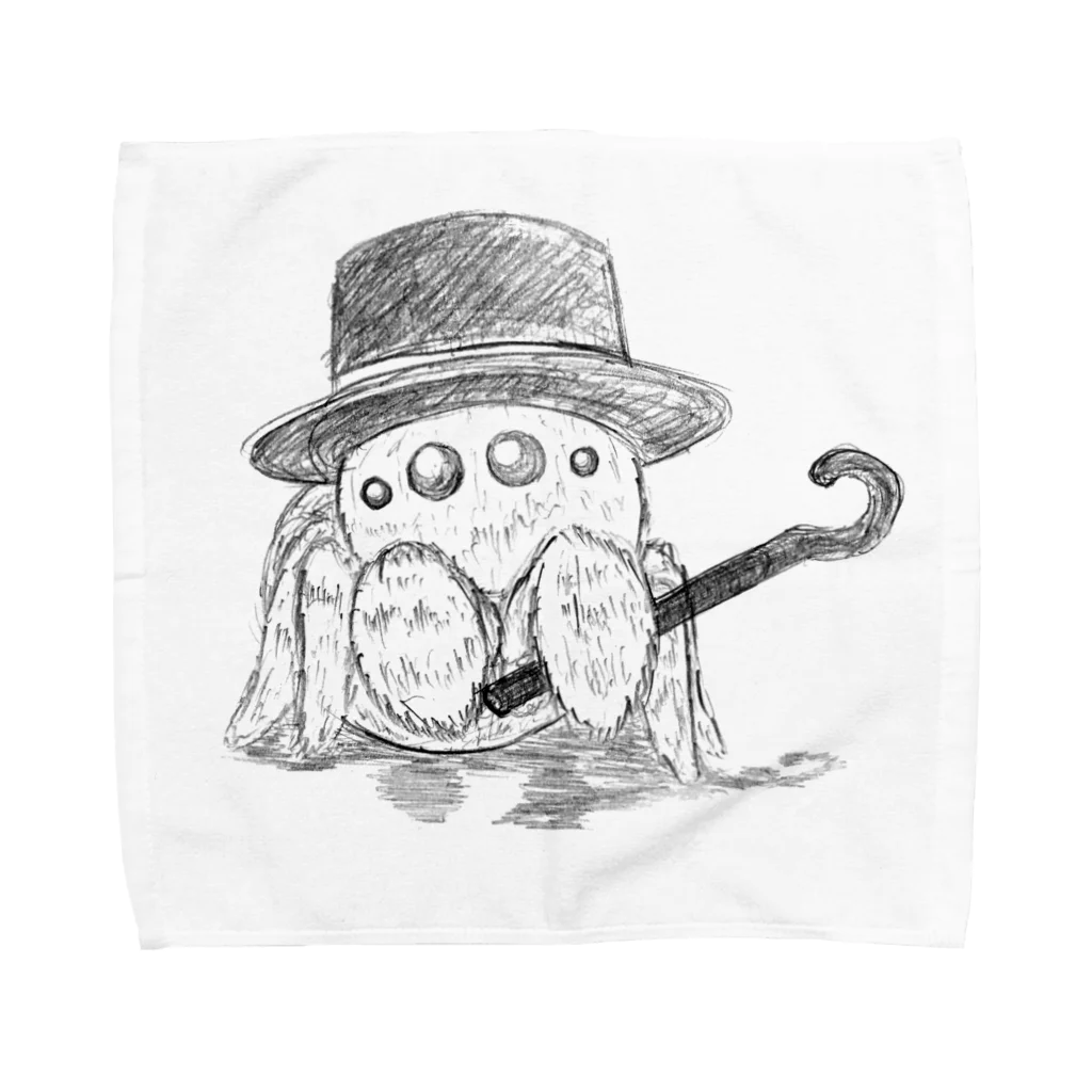 ハエトリのハエトリグモ Towel Handkerchief