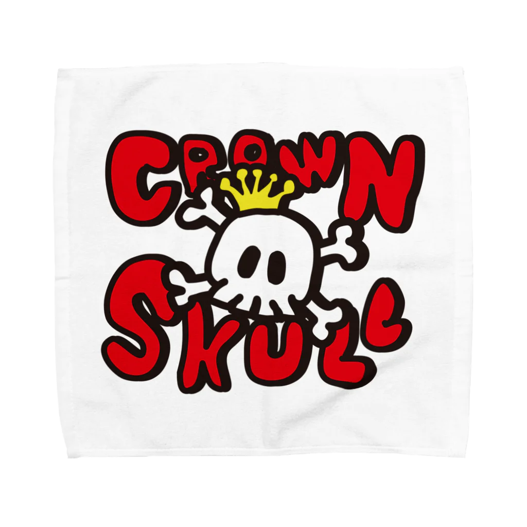 HSMT design@NO SK8iNGのSKULL CROWN タオルハンカチ