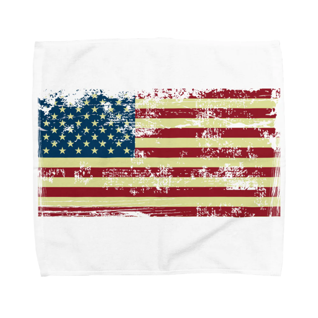 Number8（ナンバーエイト）の星条旗デザイン Towel Handkerchief