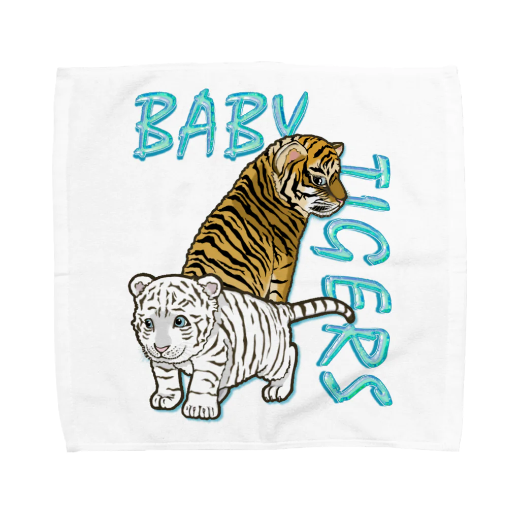 LalaHangeulのBABY TIGERS Towel Handkerchief