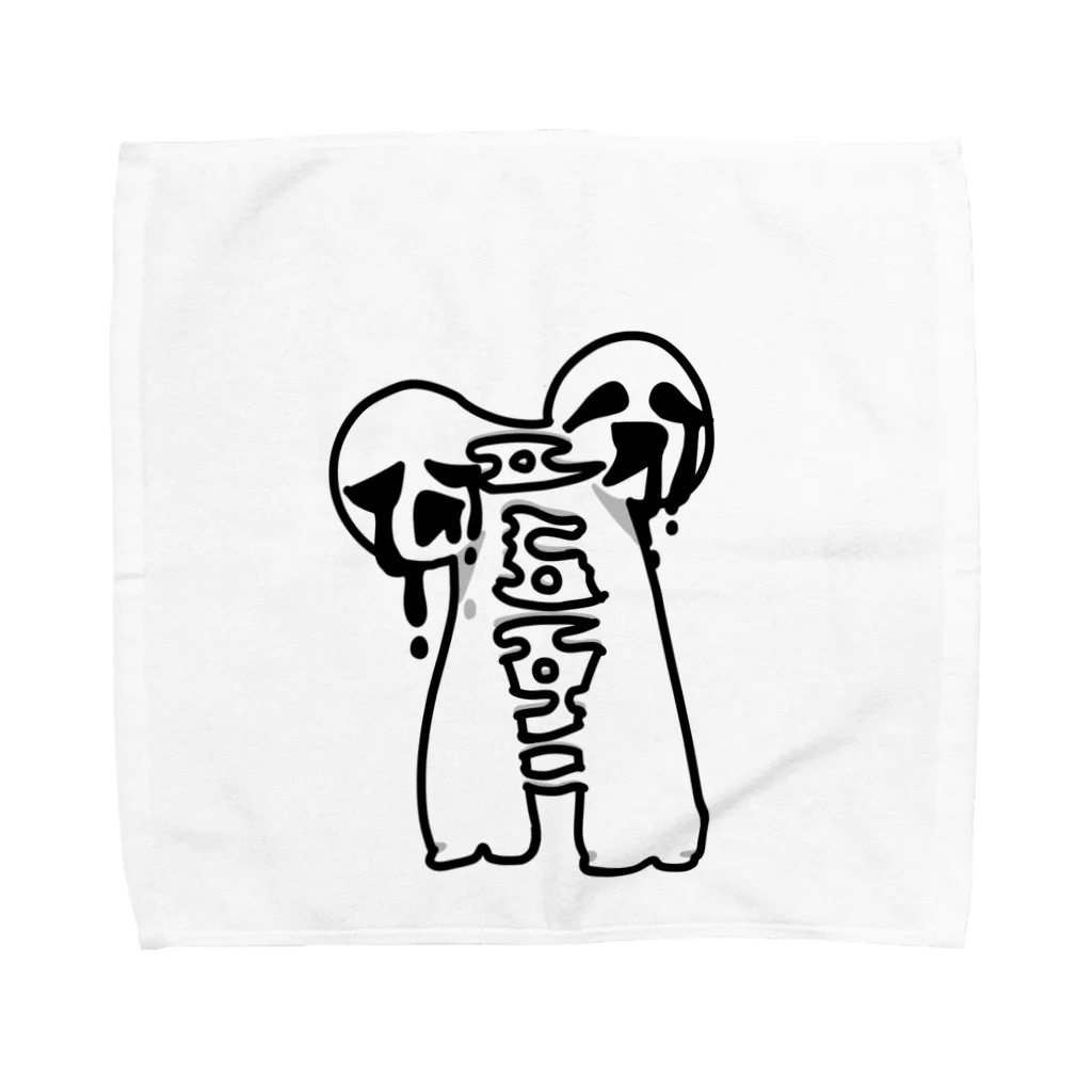 🈂️のくっついちゃうよ Towel Handkerchief