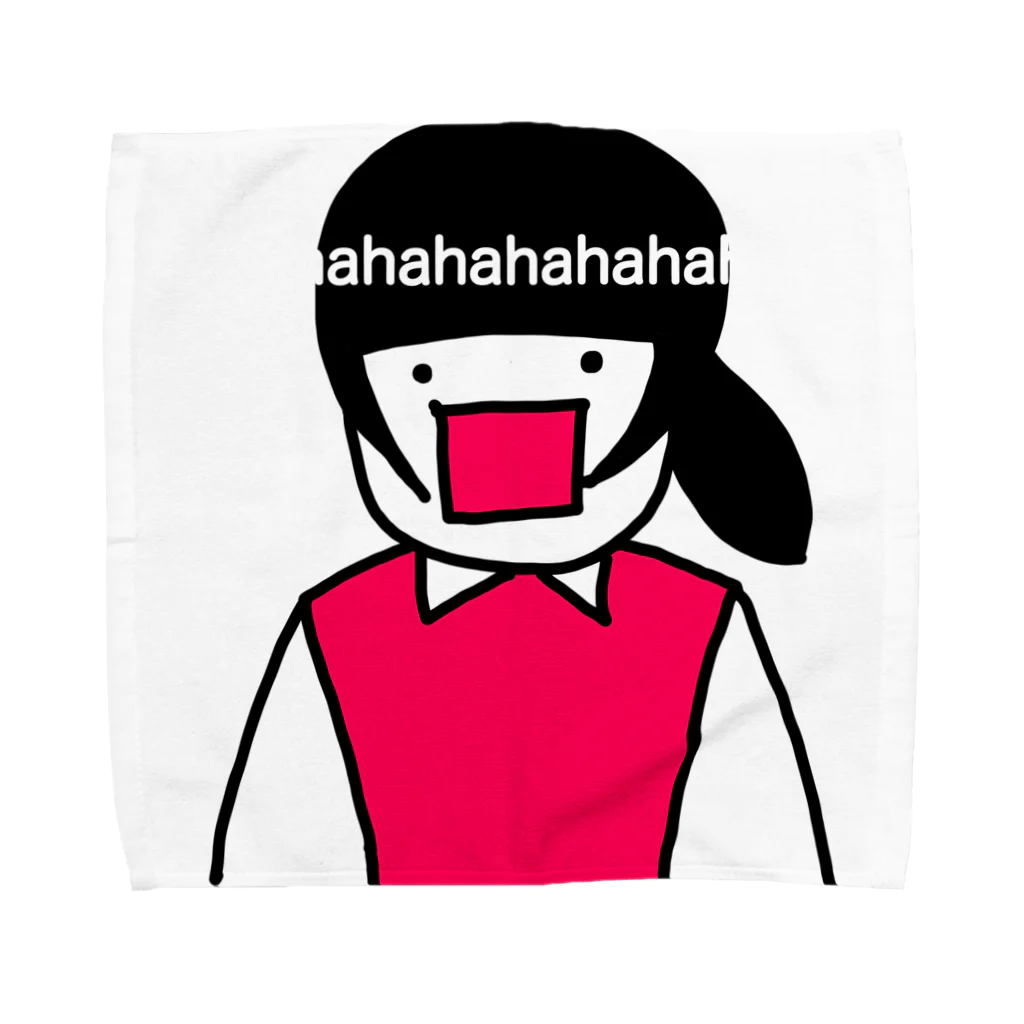 Noppeのおバカな女の子 Towel Handkerchief