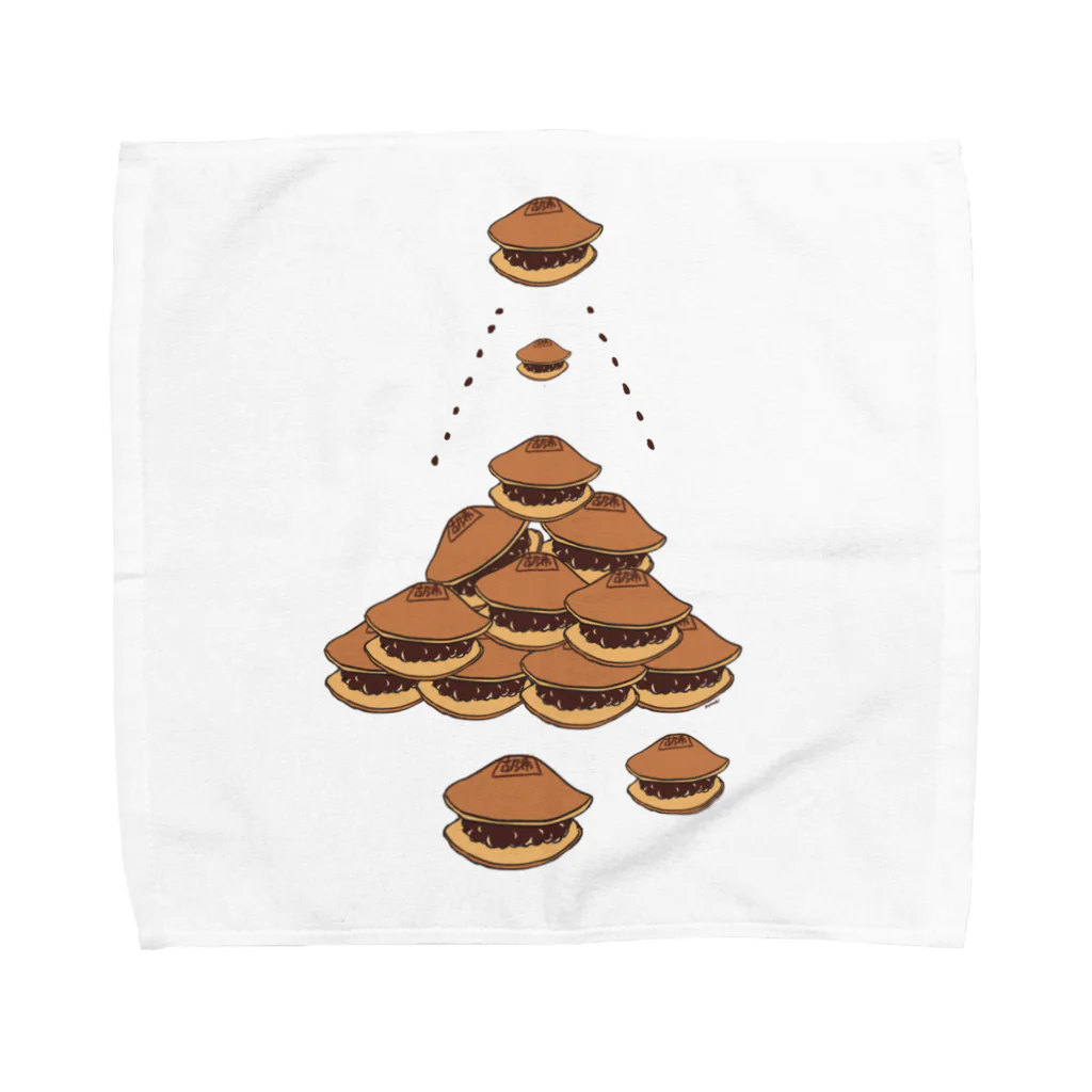 木ノ下商店のどら焼きUFO Towel Handkerchief