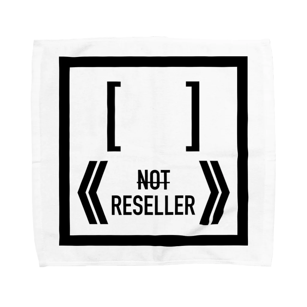 NOT RESELLER by NC2 ch.のNOT RESELLER LOGO ver. タオルハンカチ