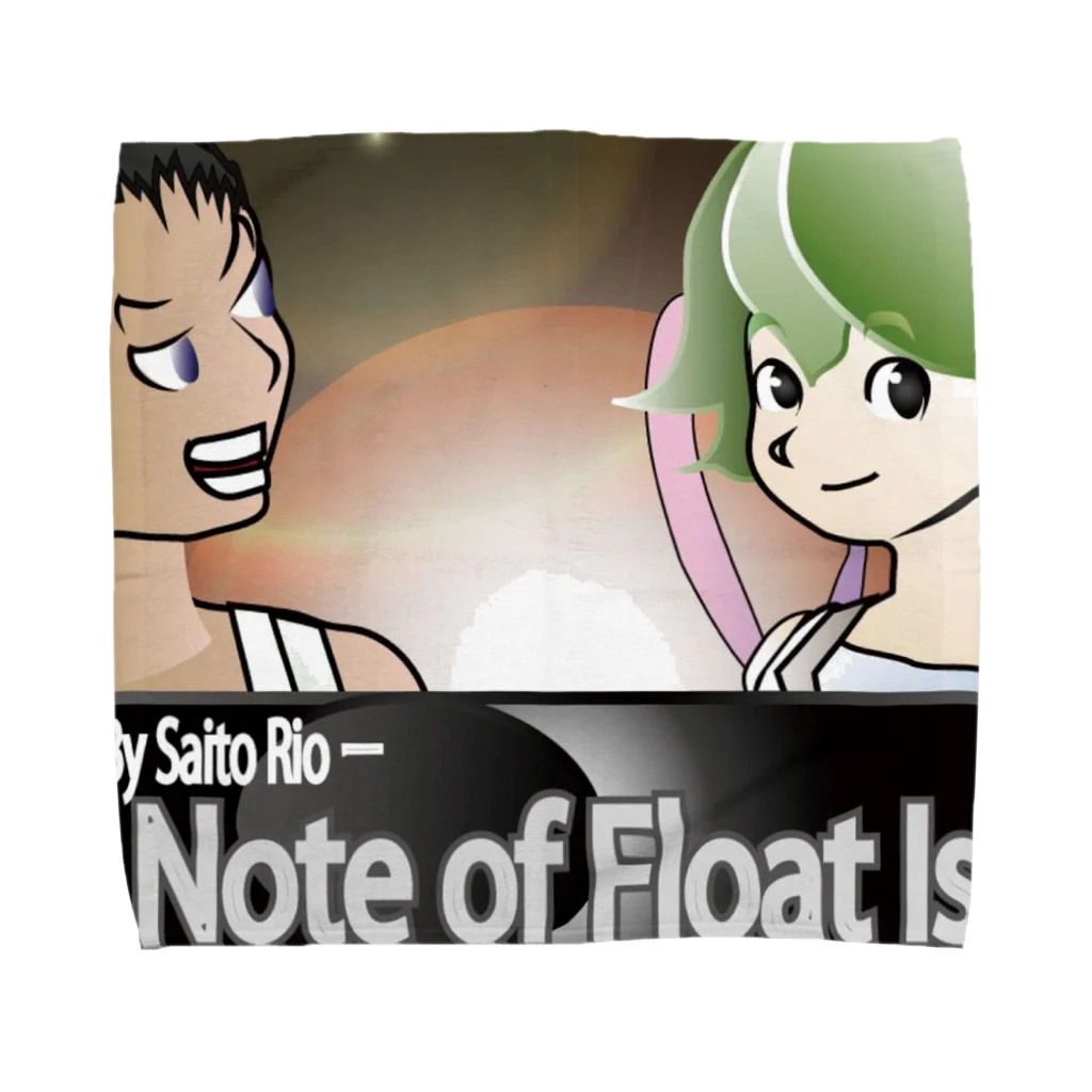 RSCスタジオSHOPのNOTE OF FLOAT ISLAND by saitorio Towel Handkerchief