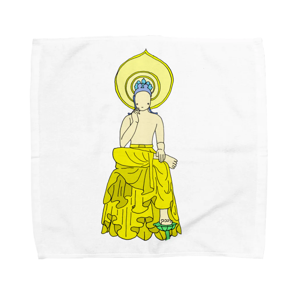 福路トレーナー教室のほとけさん Towel Handkerchief