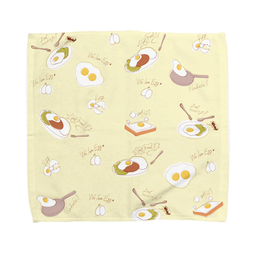 EGG MORE!!のMEDAMAYAKI Towel Handkerchief