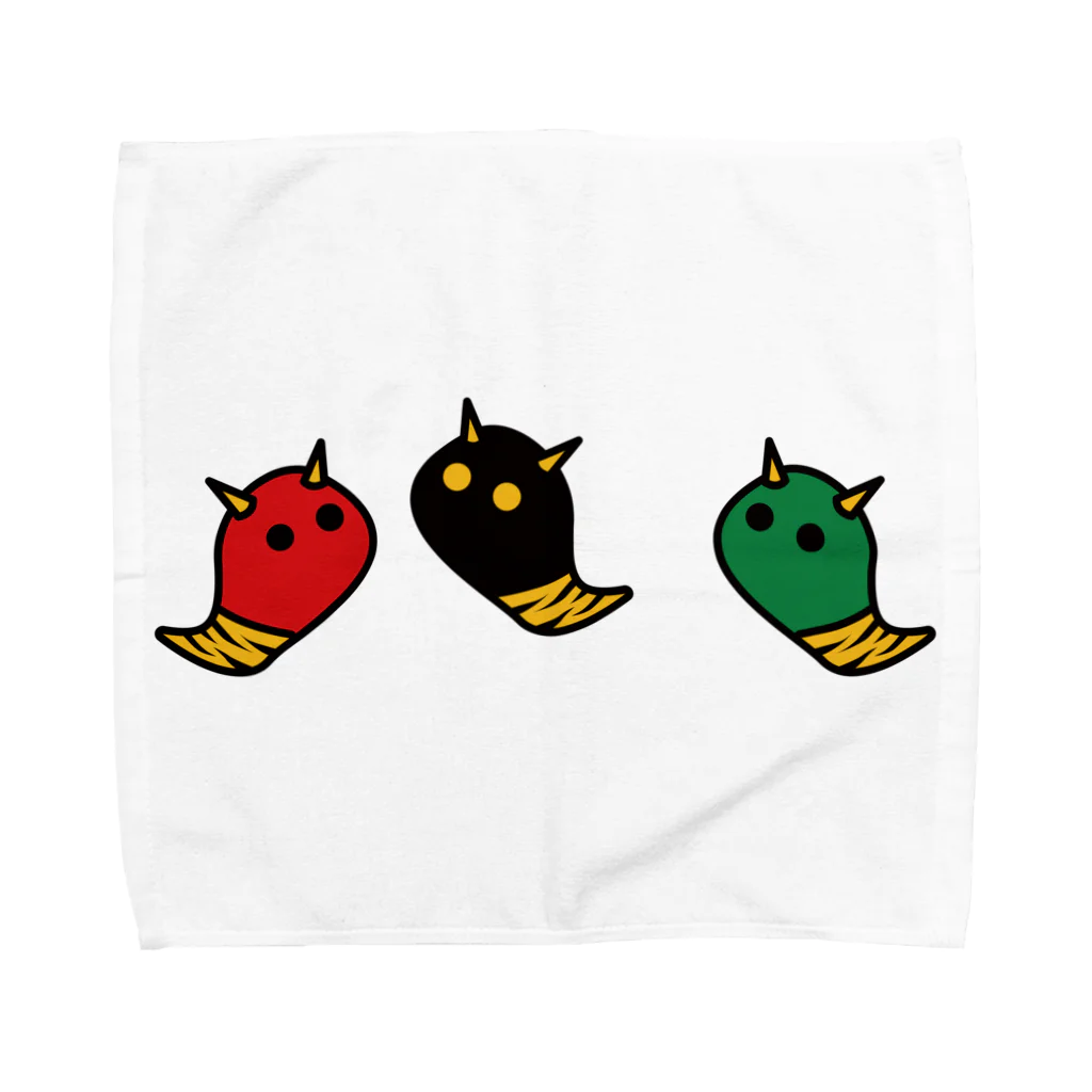 ヨープキャンが気になったのおばけの鬼 雷様ではないよ Towel Handkerchief