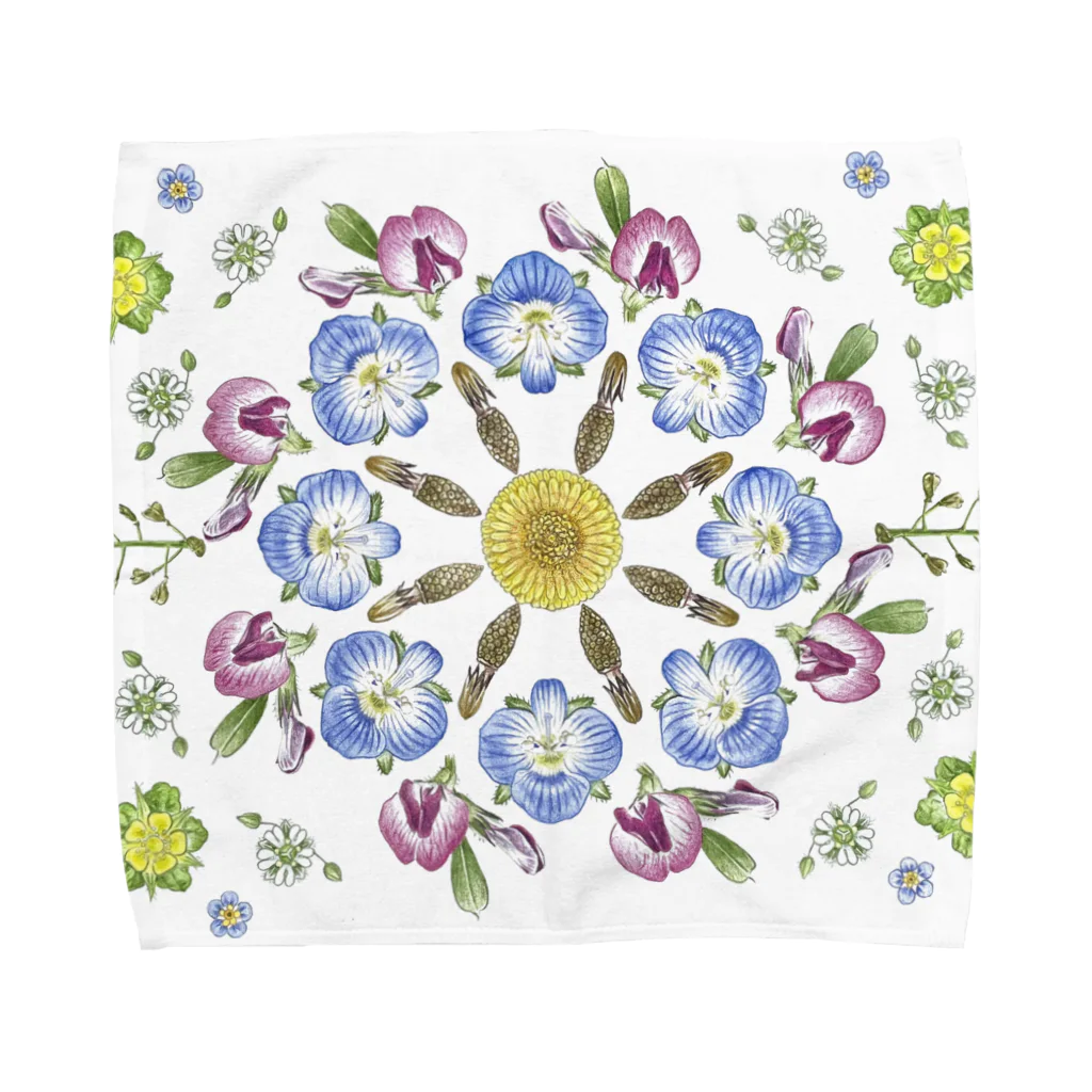 チョビのSpringflower 2 Towel Handkerchief