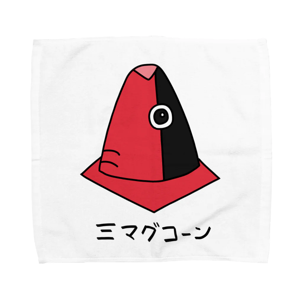 パルメザンチーズ神殿の三マグコーン Towel Handkerchief