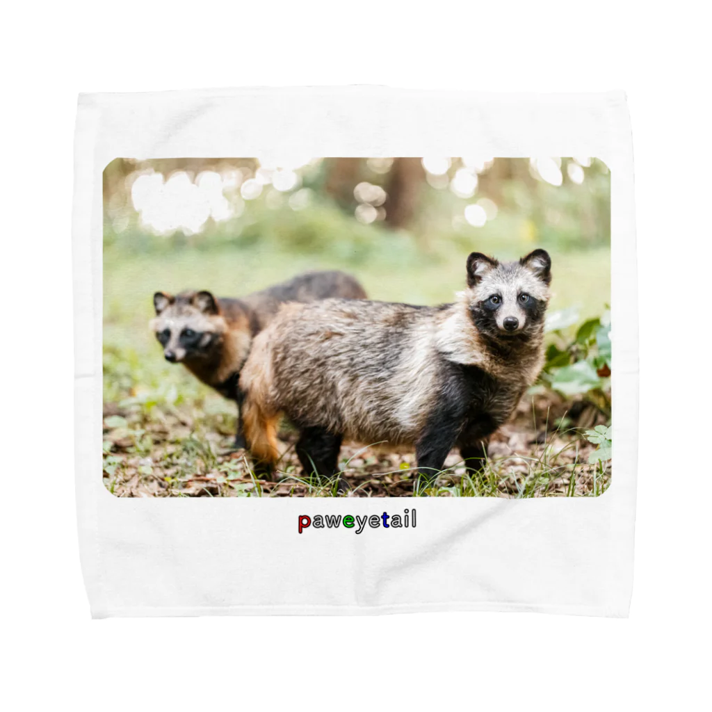 paweyetailのぽんぽこ兄弟 Towel Handkerchief