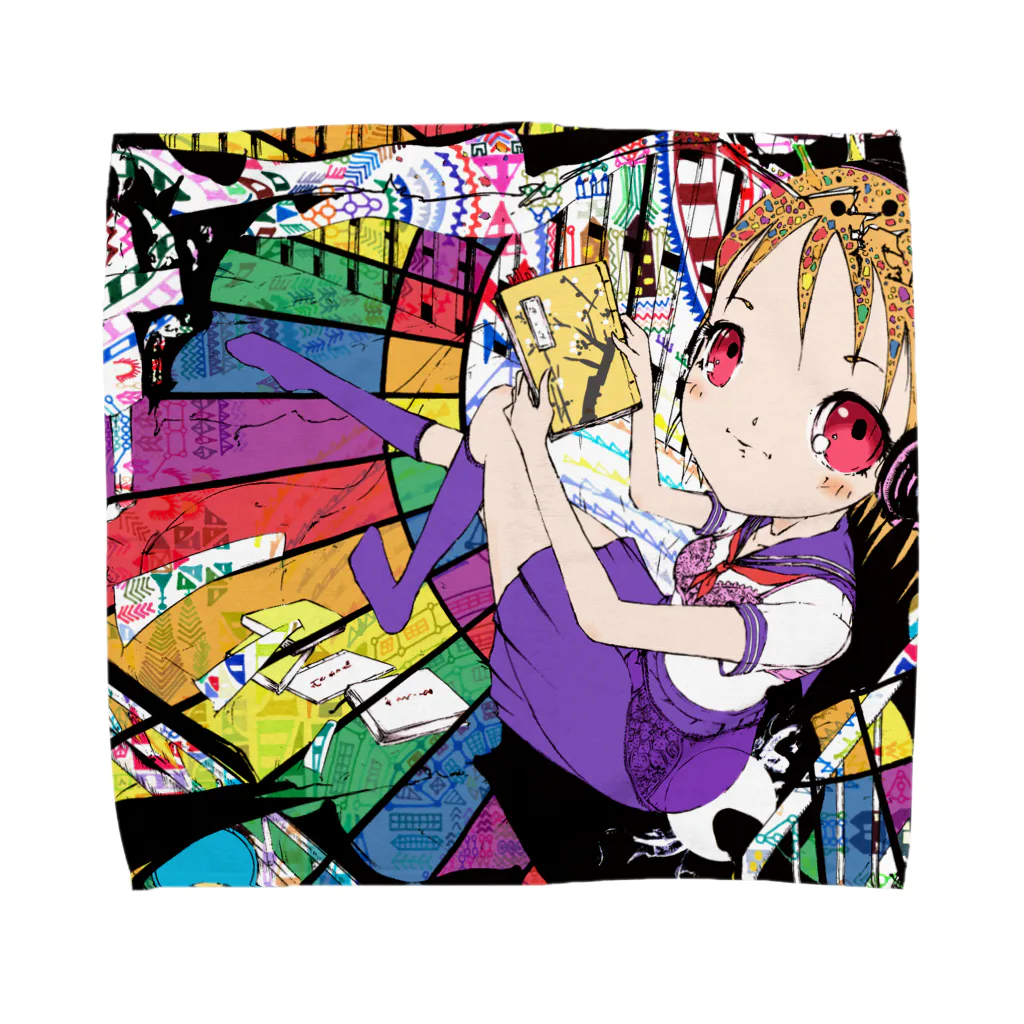 放蕩娘の売店の虹色エクスタシー Towel Handkerchief