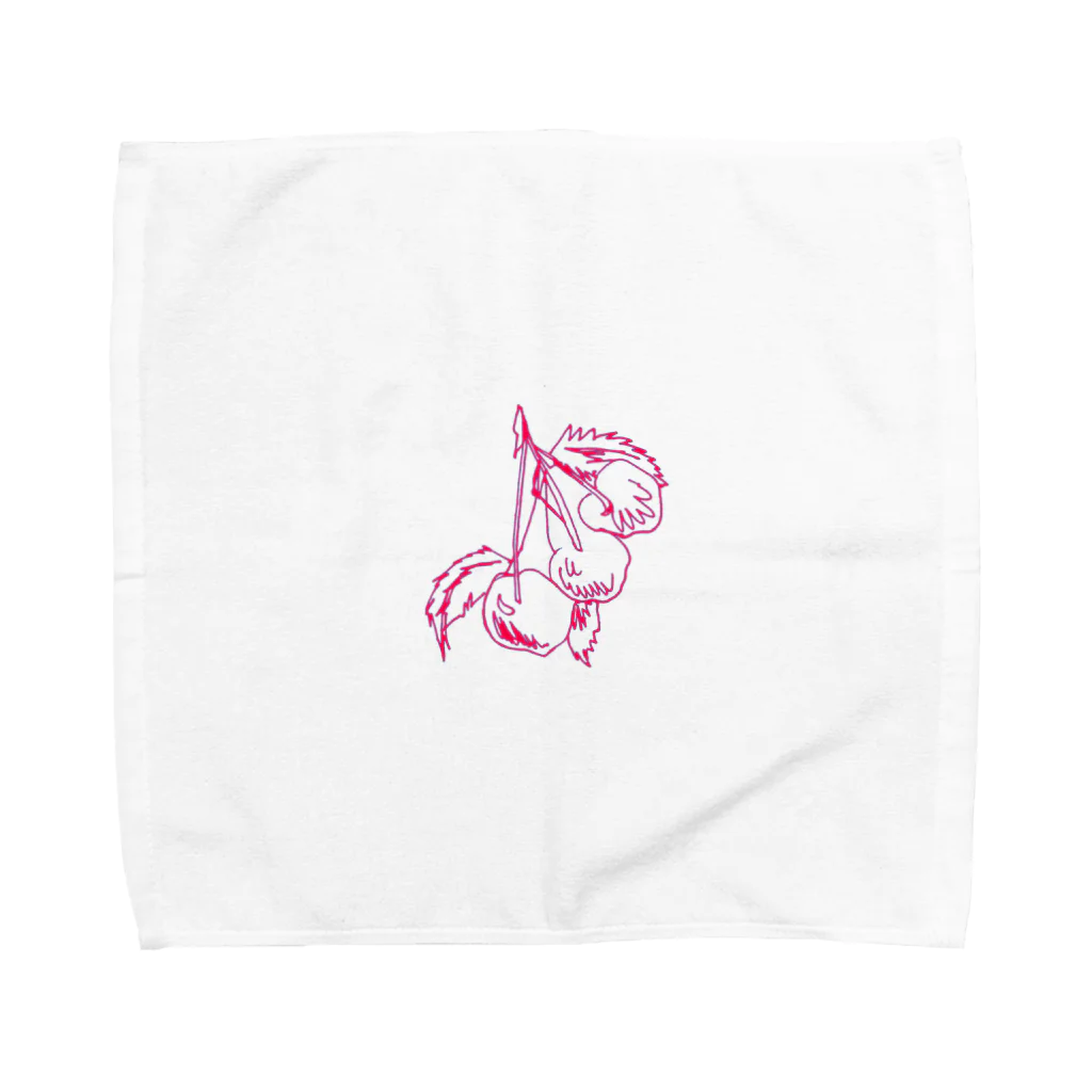 zakizakiのCHERRY Towel Handkerchief