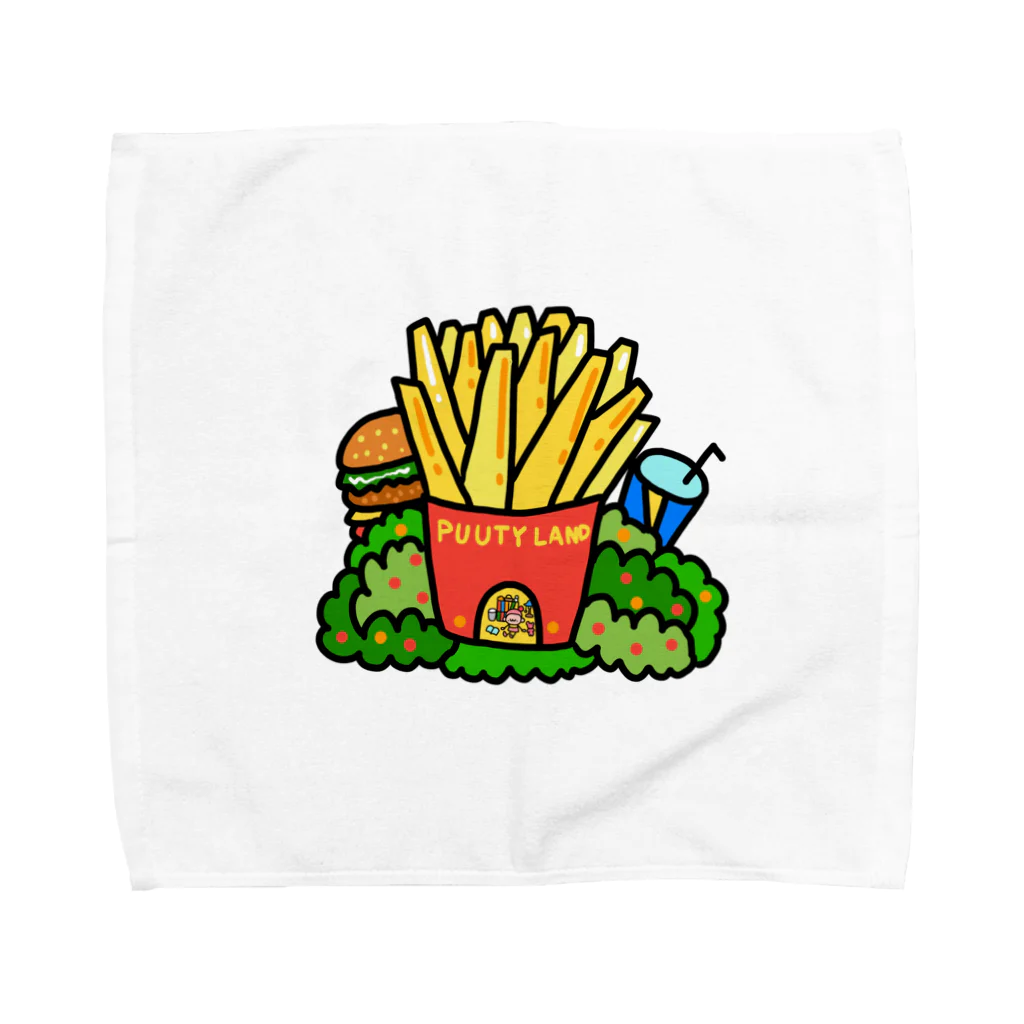 PUUTY LANDのポテトハウス Towel Handkerchief