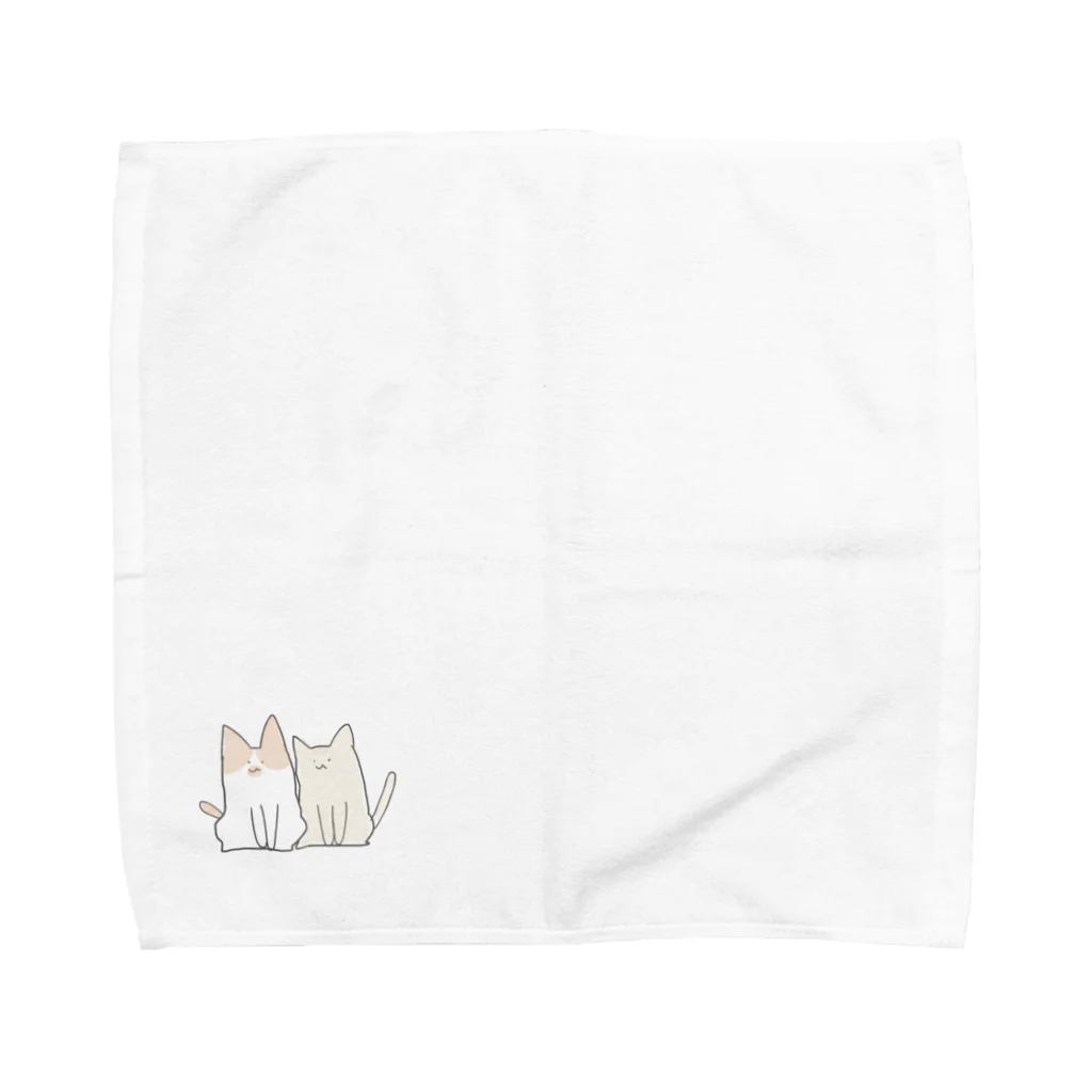 だめかわいい。のR & M Towel Handkerchief