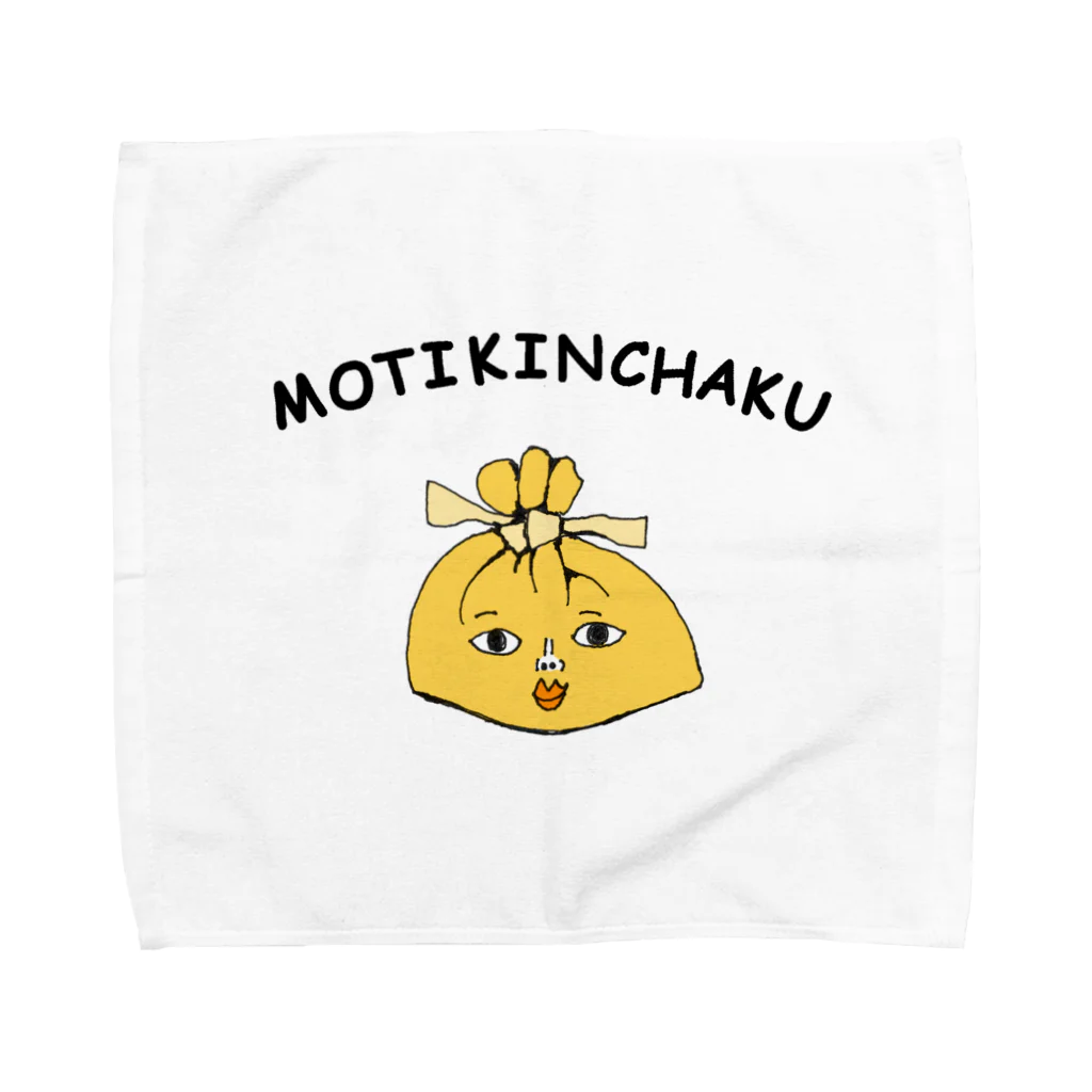 NIKORASU GOのおでんデザイン「餅巾着」 タオルハンカチ