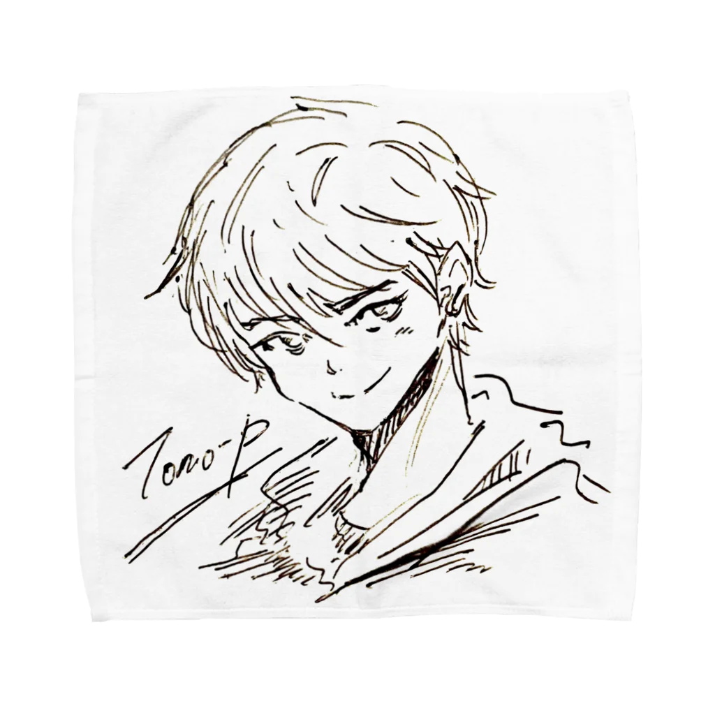 ようこそ！オレキャン！のタオルハンカチ【L size】 Towel Handkerchief