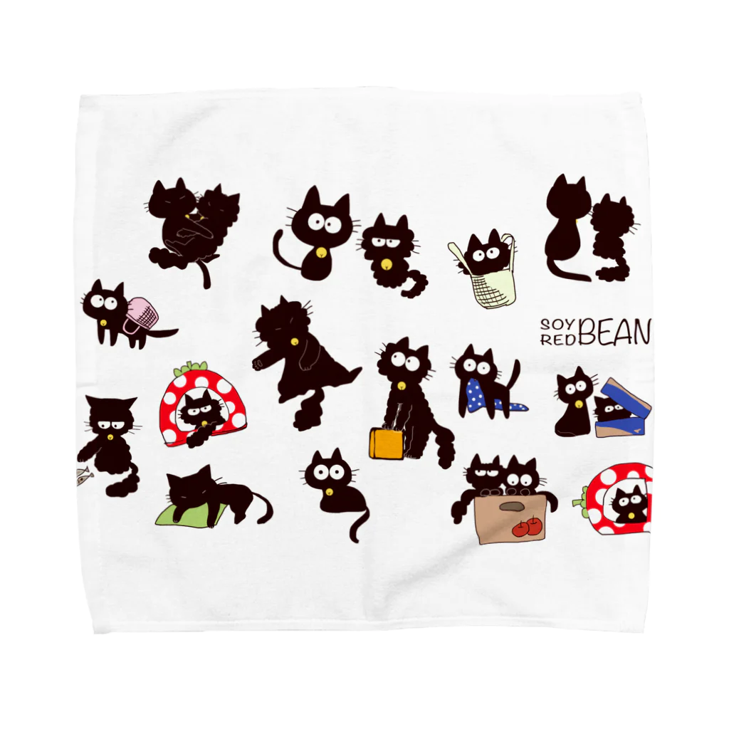 tarararaのだいずとあずき Towel Handkerchief