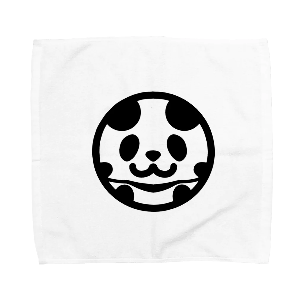 エクレアンショップのまんまるパンダ Towel Handkerchief