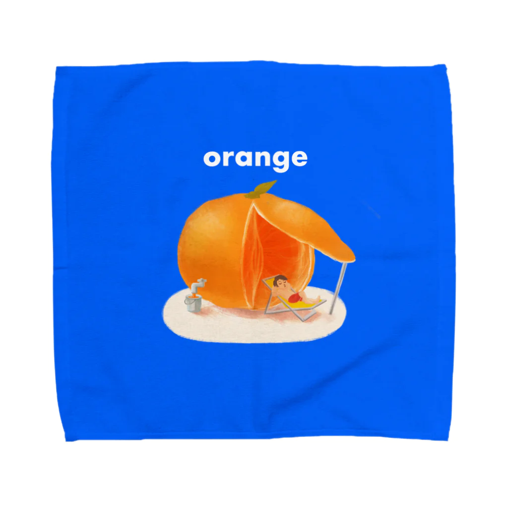 はるのorange Towel Handkerchief