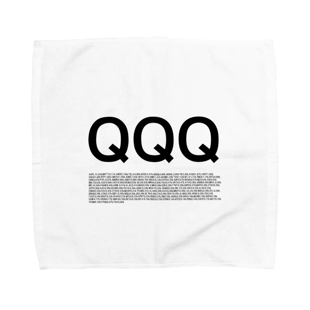 oonigeのNASDAQ100指数連動ETF Towel Handkerchief