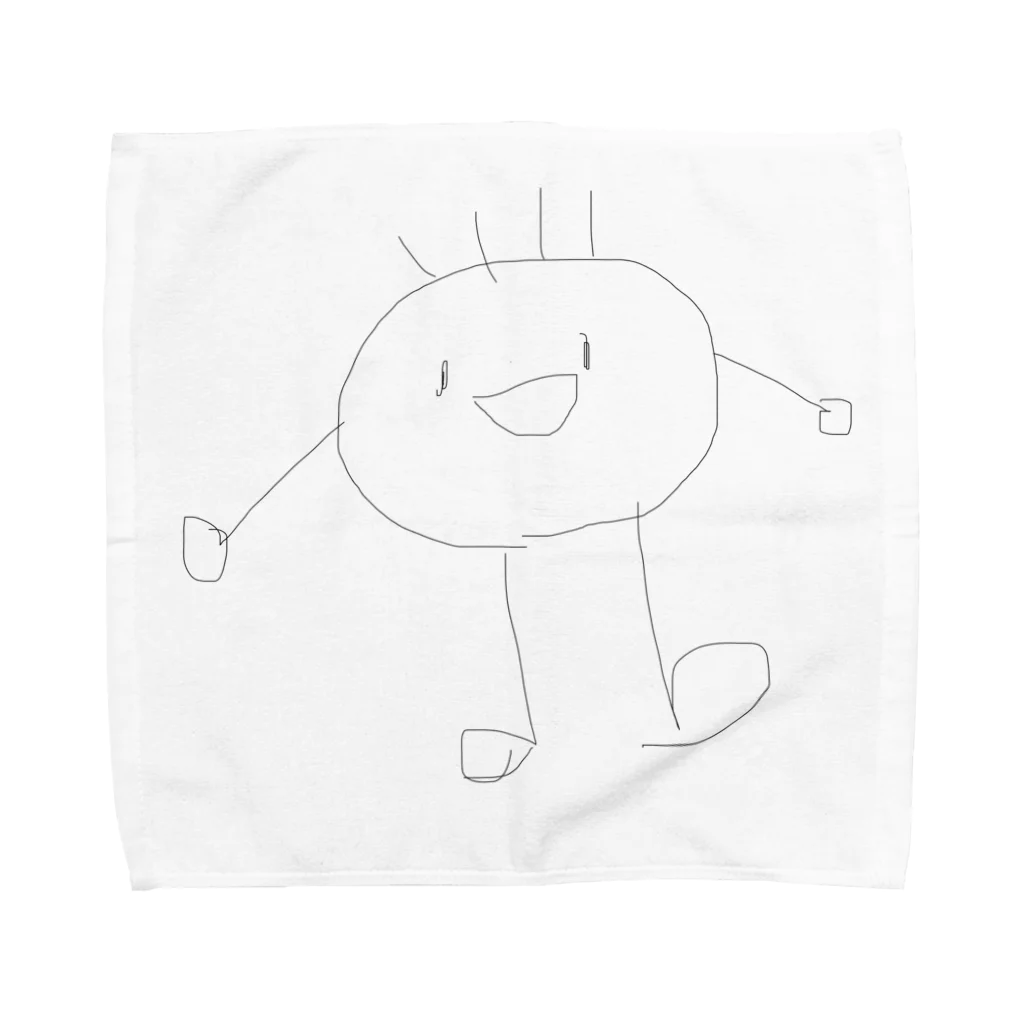 ゆうひの頭足人 Towel Handkerchief