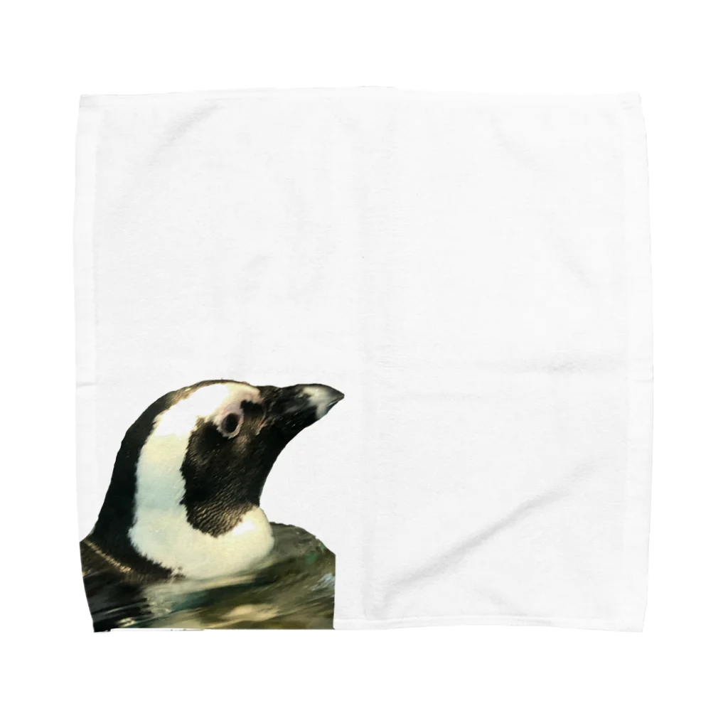 おれんじの右向きペンギン Towel Handkerchief