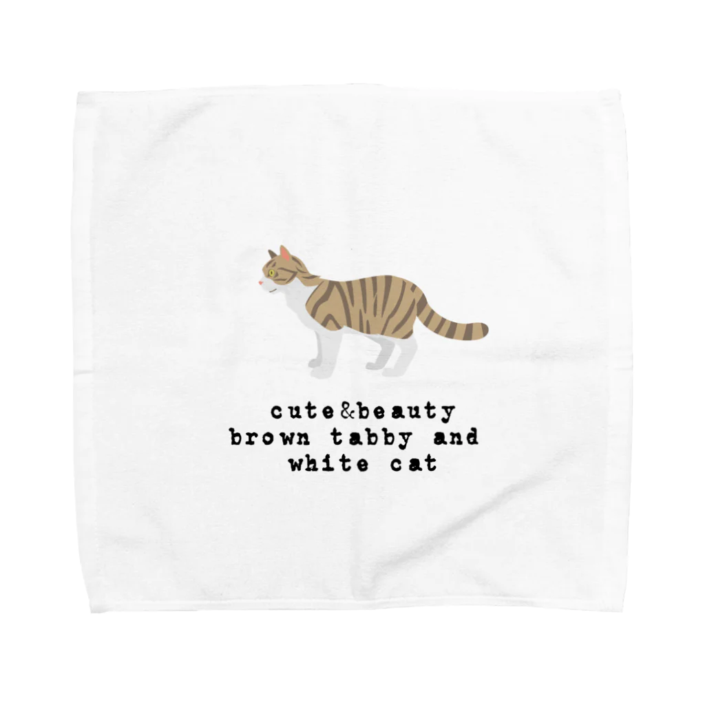 orange_honeyの猫1-9 キジ白猫 Towel Handkerchief