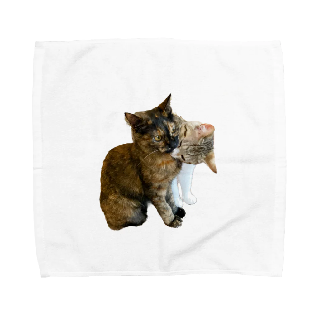 ♿︎ あんずの素直なセカイ ♿︎の保護猫おじゅゆじゅ Towel Handkerchief
