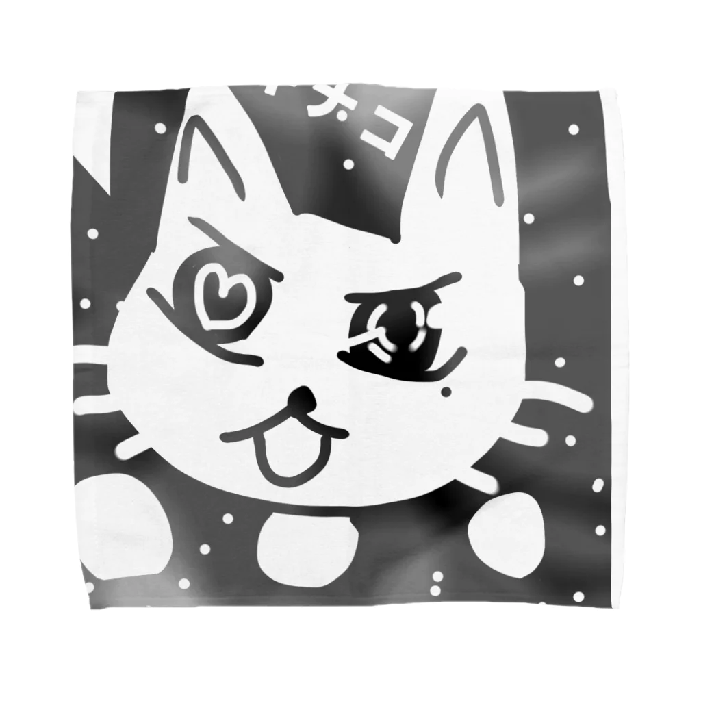 キナコのネコネコ Towel Handkerchief